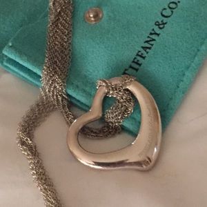 Tiffany & Company Elsa Peretti Open Heart Necklace
